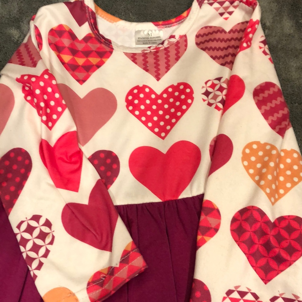 Multi Colored Heart dress